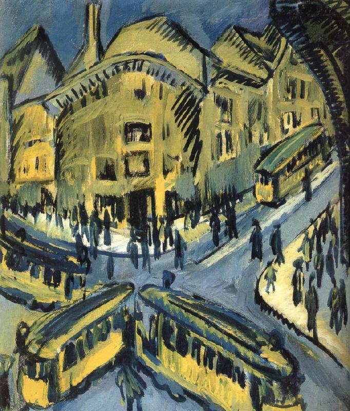 Ernst Ludwig Kirchner Nollendorfplatz china oil painting image